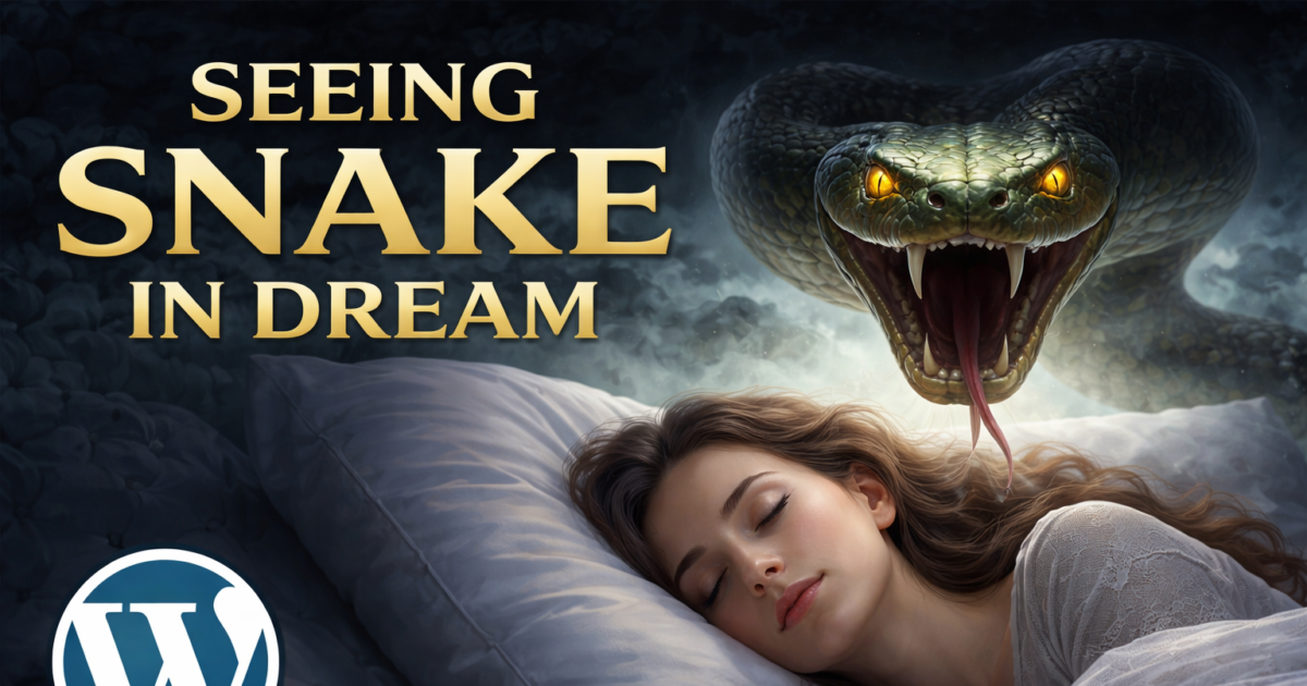 Seeing snake in dream meaning