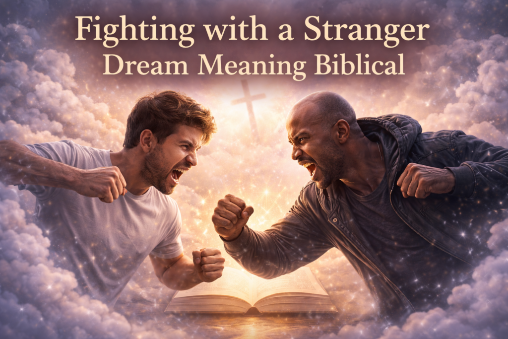 Fighting with a Stranger Dream Meaning Biblical