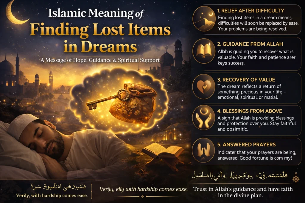 Islamic Meaning of Finding Lost Items in Dreams